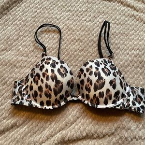 Victoria’s Secret push up animal print bra 36B